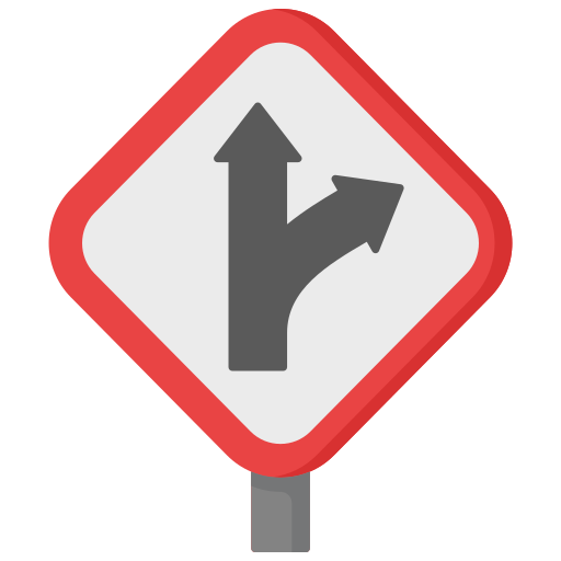 znak drogowy Generic color fill ikona
