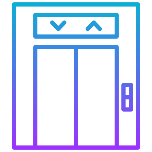 Elevator Generic gradient outline icon