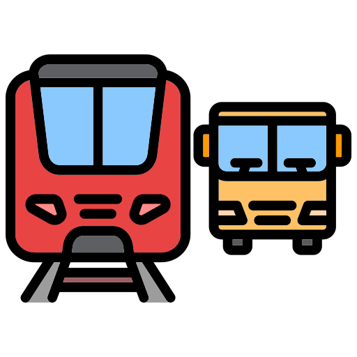 Общественный транспорт Generic color lineal-color иконка