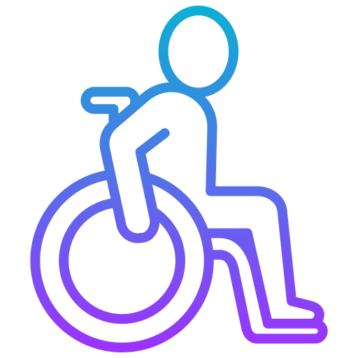 Disabled Generic gradient outline icon