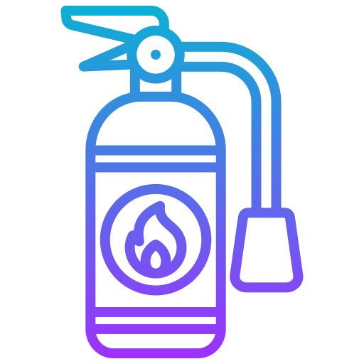 extintor de incendios Generic gradient outline icono