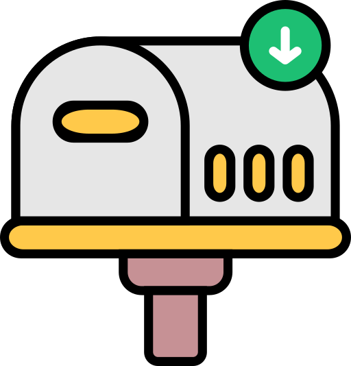 cassetta postale Generic color lineal-color icona
