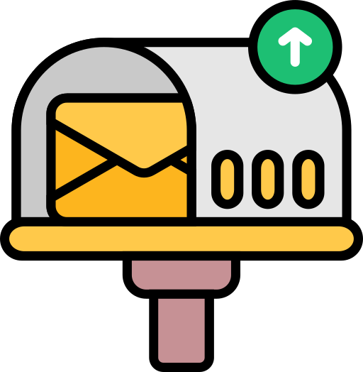 メールボックス Generic color lineal-color icon