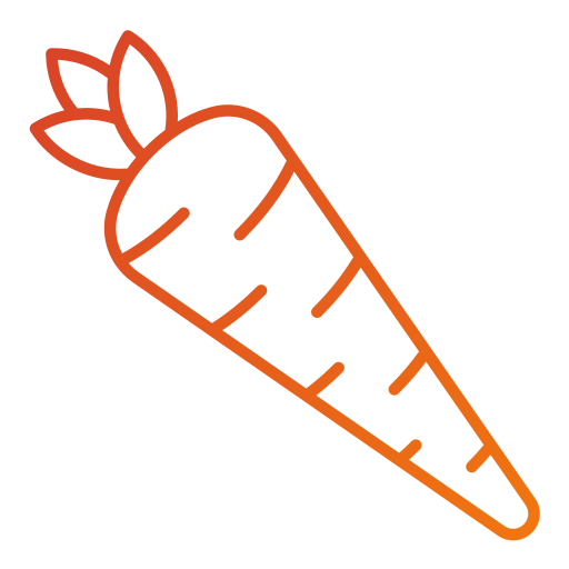 Морковь Generic gradient outline иконка