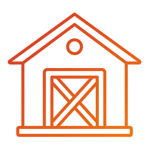 Garden shed Generic gradient outline icon