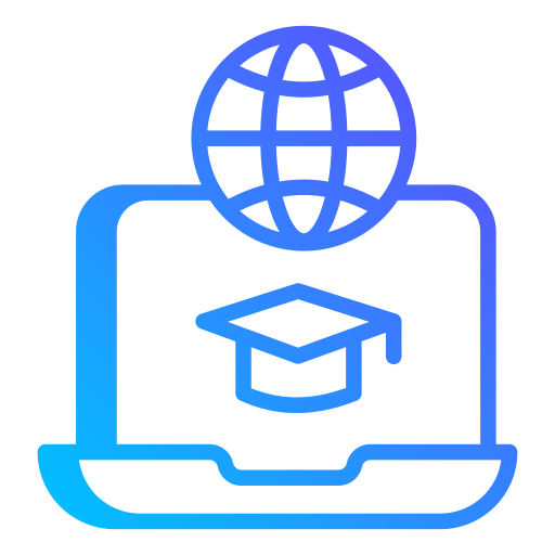 Distance learning Generic gradient fill icon