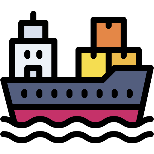frachtboot Generic color lineal-color icon