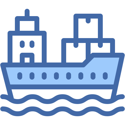 Cargo boat Generic color lineal-color icon