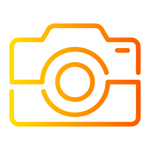fotocamera Generic gradient outline icona