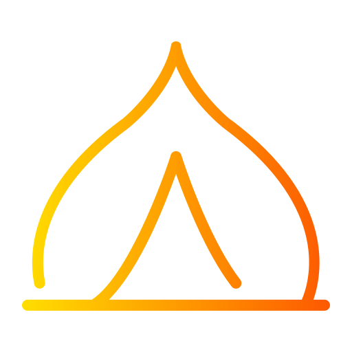 Палатка Generic gradient outline иконка