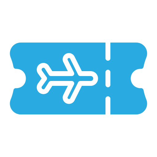 flugzeugticket Generic color fill icon