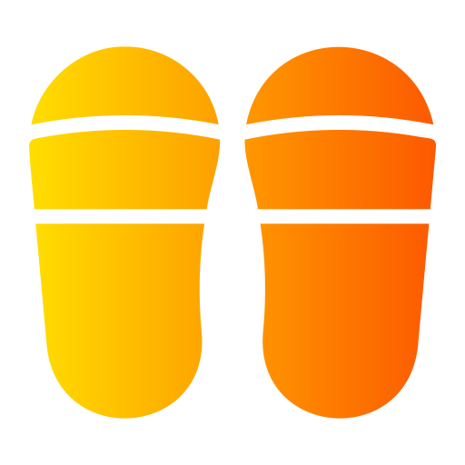 pantofole Generic gradient fill icona