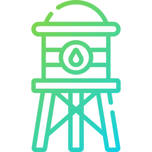 torre de agua Generic gradient outline icono