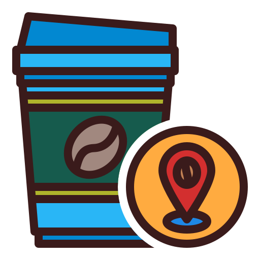 갈 커피 Generic color lineal-color icon