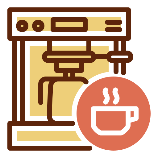 コーヒーメーカー Generic color lineal-color icon