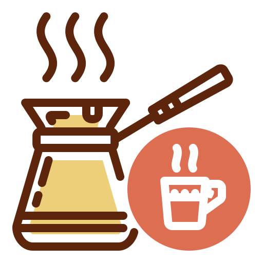 トルコ・コーヒー Generic color lineal-color icon