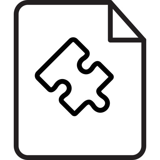 Puzzle file Generic outline icon