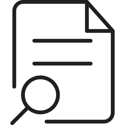 Search file Generic outline icon