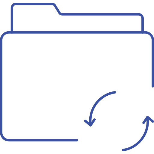 Data folder Generic outline icon