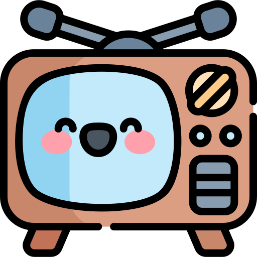 tv Kawaii Lineal color icon
