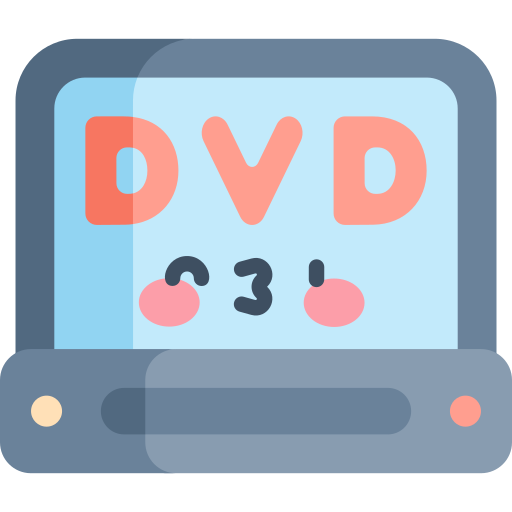 Video player Kawaii Flat icon