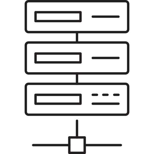 banca dati Generic outline icona