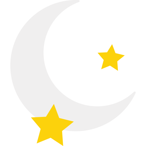 księżyc Arslan Haider Flat ikona