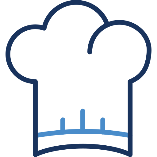 restaurant Arslan Haider Outline Blue icon