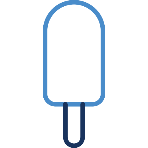 helado Arslan Haider Outline Blue icono