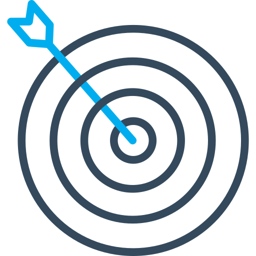flecha Arslan Haider Outline Blue icono