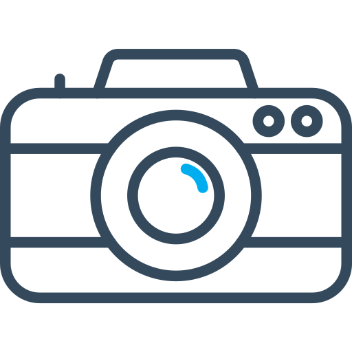 kamera Arslan Haider Outline Blue ikona