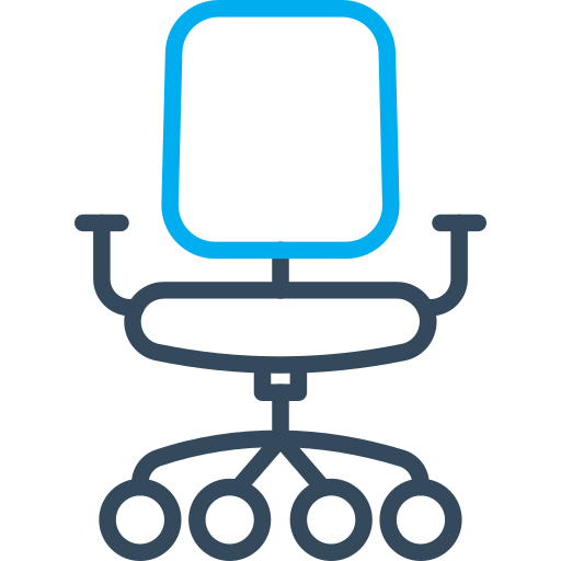 krzesło Arslan Haider Outline Blue ikona