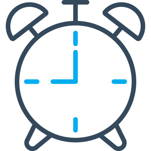 horloge Arslan Haider Outline Blue Icône