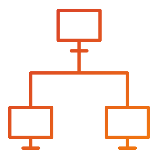 ネットワーキング Generic gradient outline icon