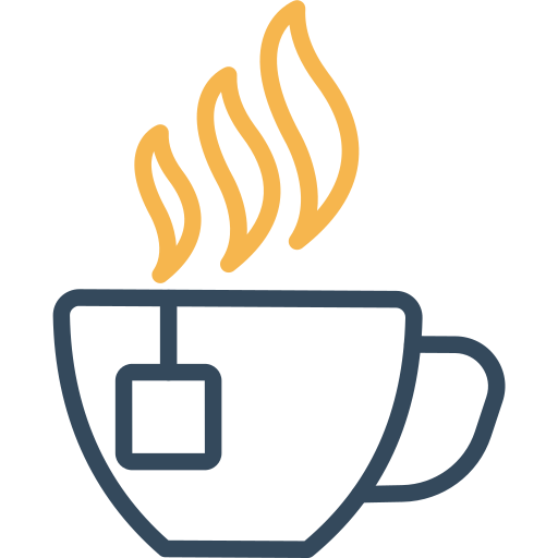 Coffee mug Arslan Haider Outline Yellow icon