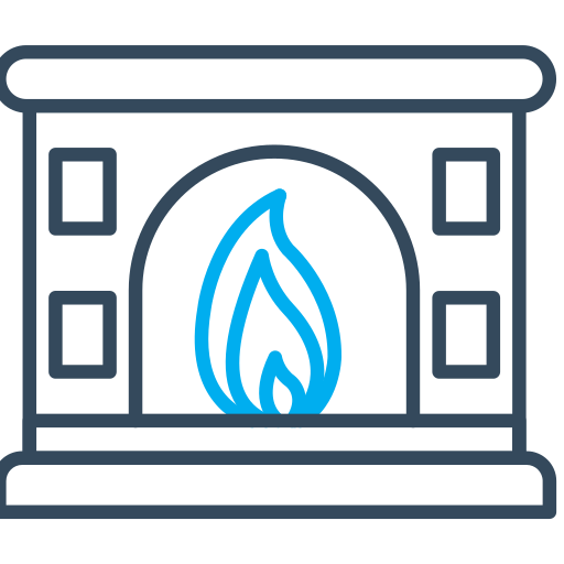 ogień Arslan Haider Outline Blue ikona