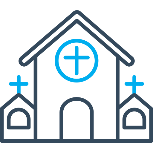 kościół Arslan Haider Outline Blue ikona