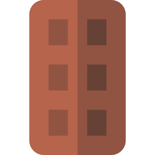 Chocolate Basic Straight Flat icon