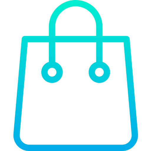 Shopping bag Kiranshastry Gradient icon
