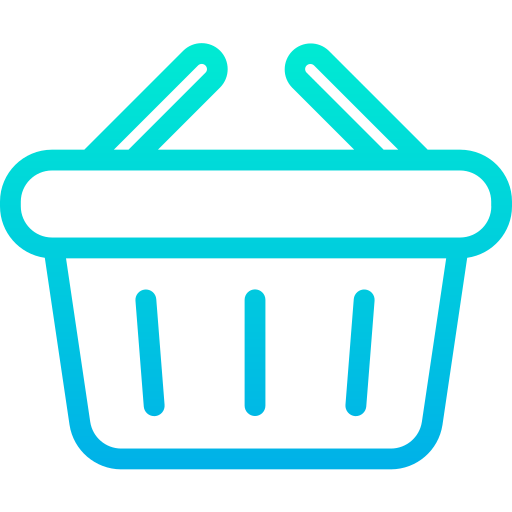 Shopping basket Kiranshastry Gradient icon