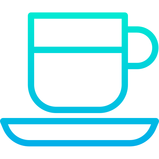 コーヒーカップ Kiranshastry Gradient icon