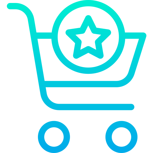 carrito de compras Kiranshastry Gradient icono