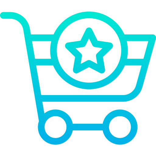 Shopping cart Kiranshastry Gradient icon