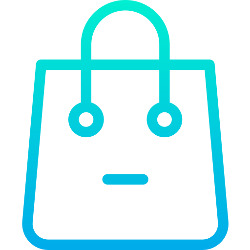 Shopping bag Kiranshastry Gradient icon