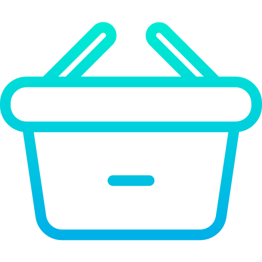 Shopping basket Kiranshastry Gradient icon