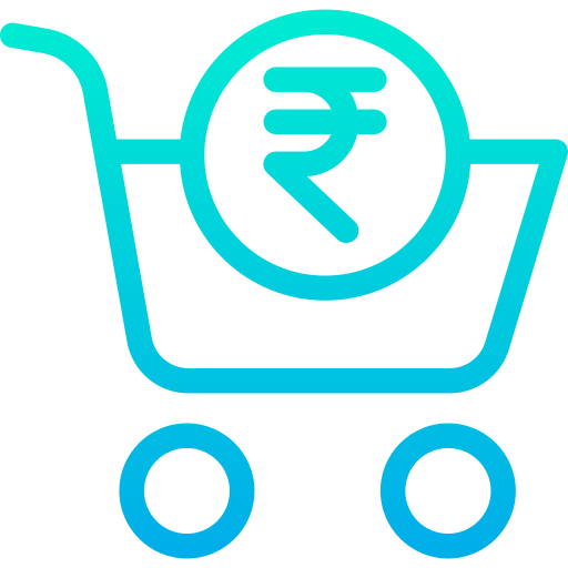 carrito de compras Kiranshastry Gradient icono