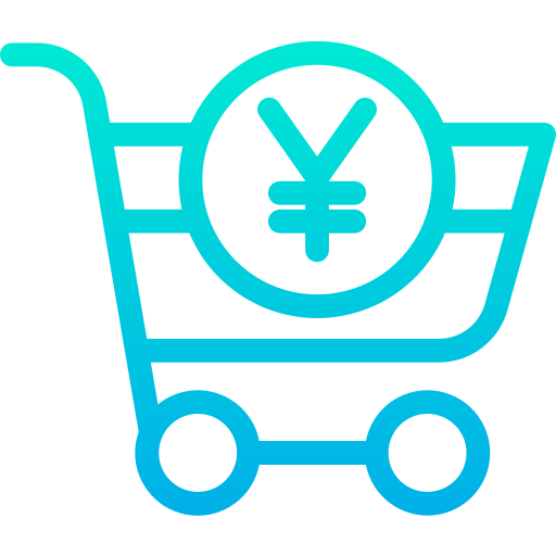 ショッピングカート Kiranshastry Gradient icon