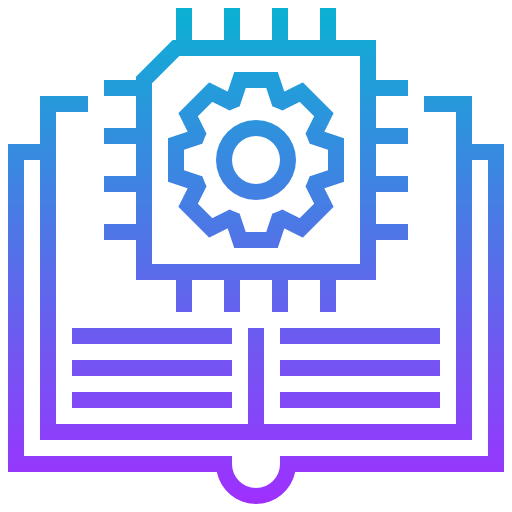 Artificial intelligence Meticulous Gradient icon
