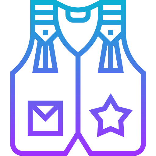 Vest Meticulous Gradient icon