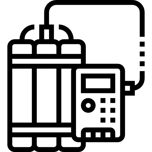 다이너마이트 Meticulous Line icon